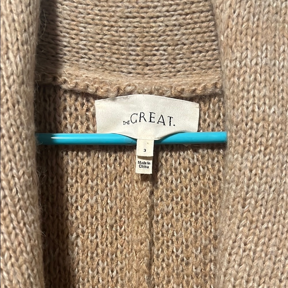 Cozy Tan Women's Sweater - Picture 9 of 10